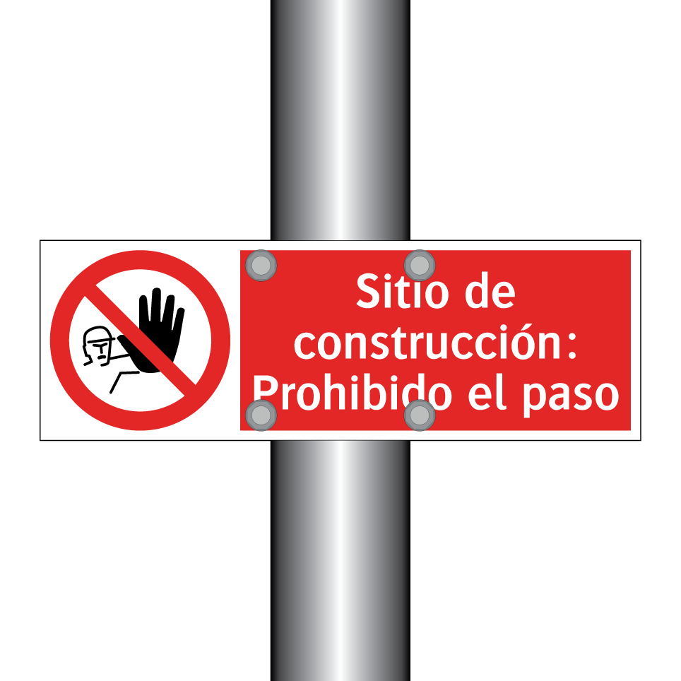 Sitio de construcción: Prohibido el paso