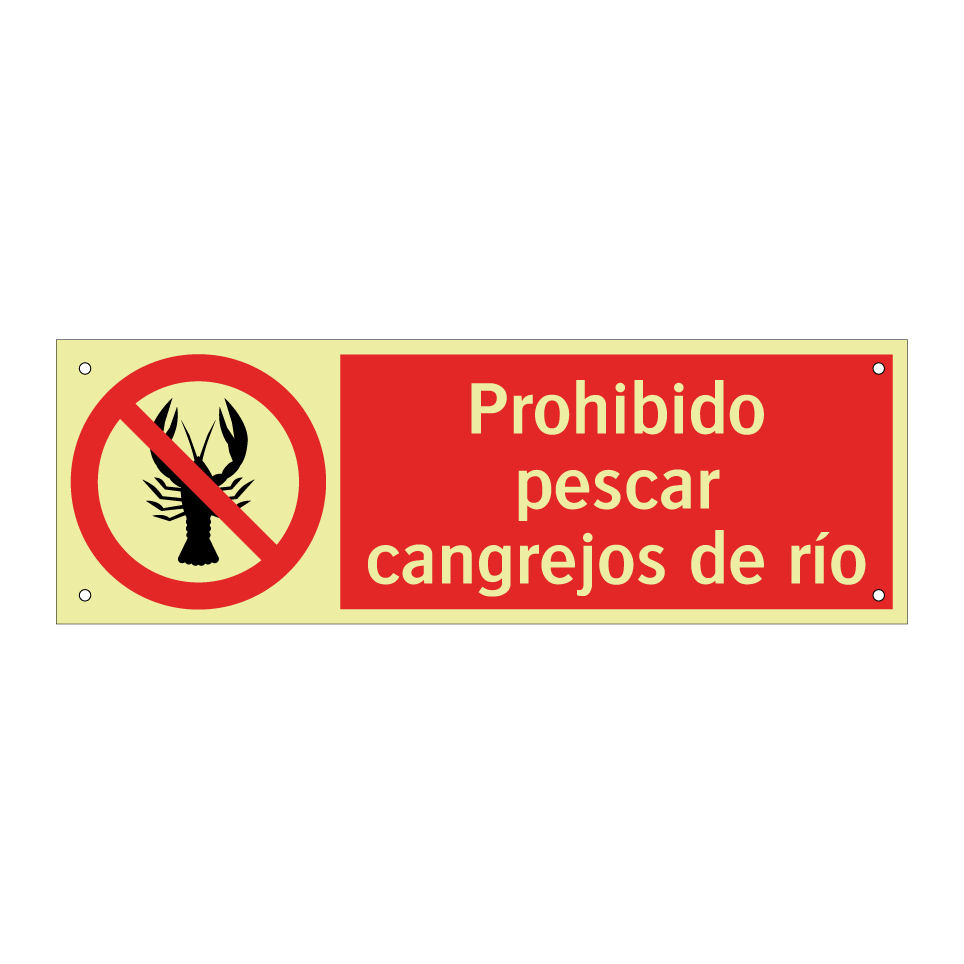 Prohibido pescar cangrejos de río
