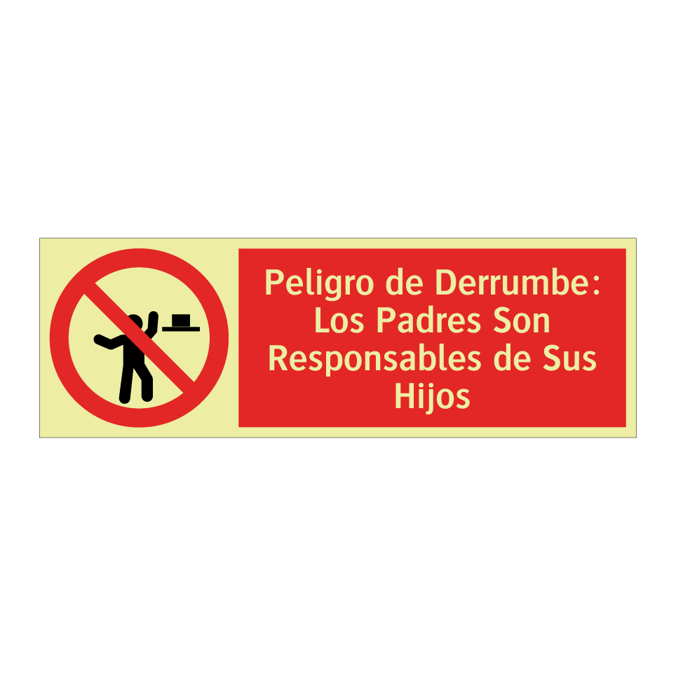 Peligro de Derrumbe: Los Padres Son Responsables de Sus Hijos