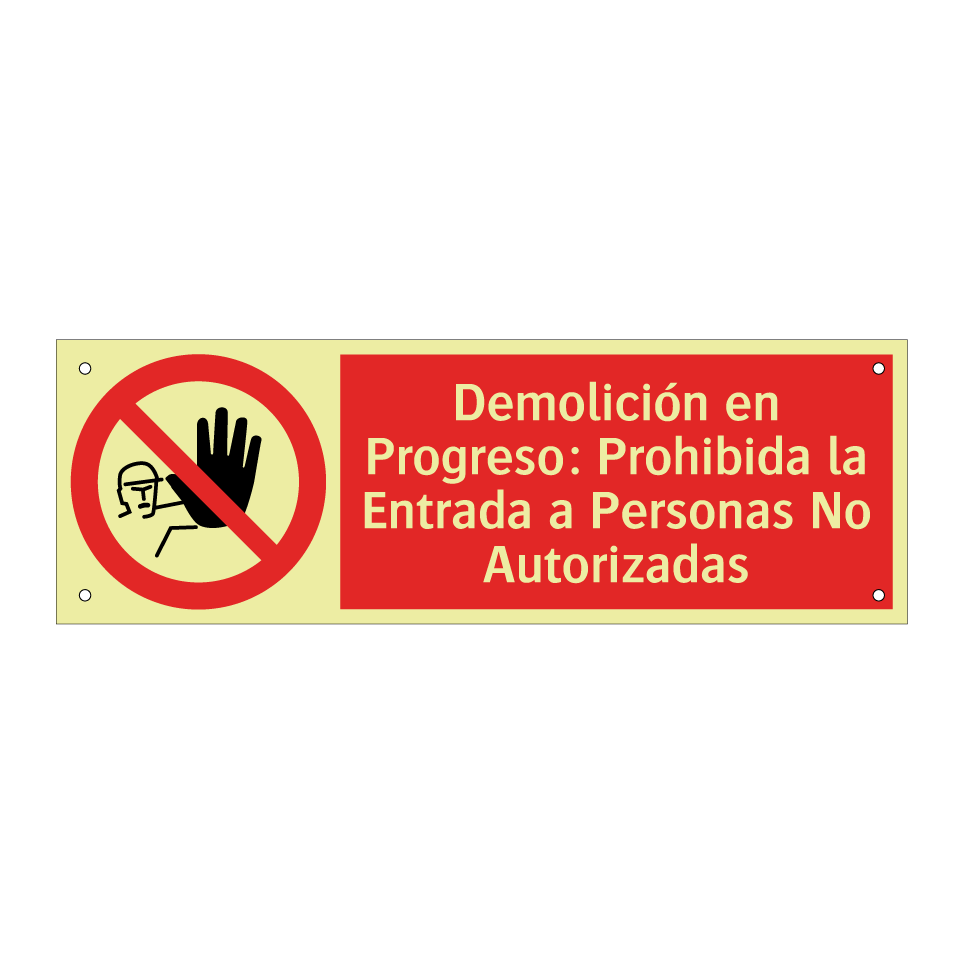Demolición en Progreso: Prohibida la Entrada a Personas No Autorizadas