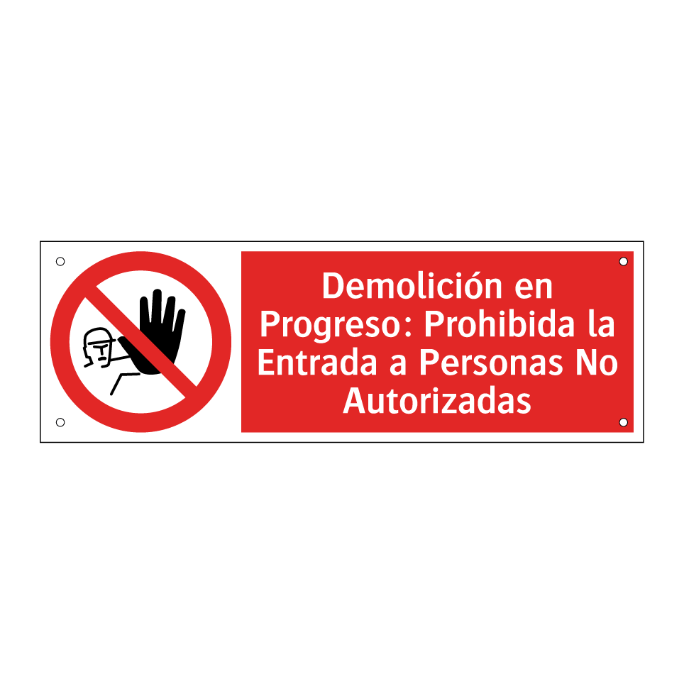 Demolición en Progreso: Prohibida la Entrada a Personas No Autorizadas