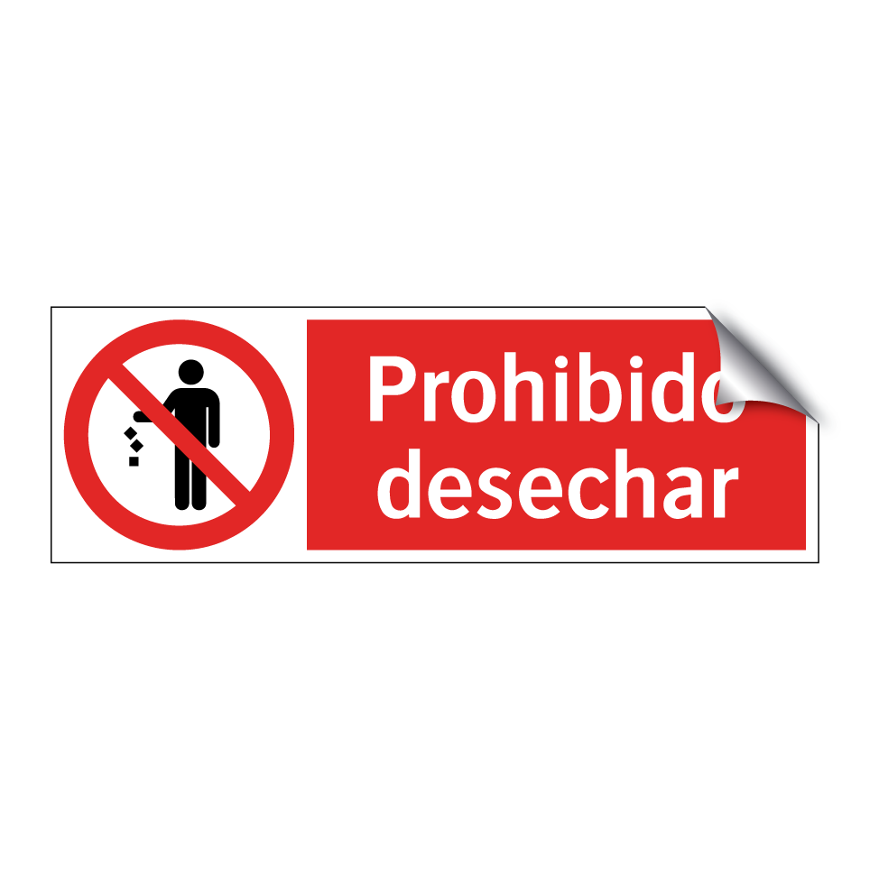 Prohibido desechar