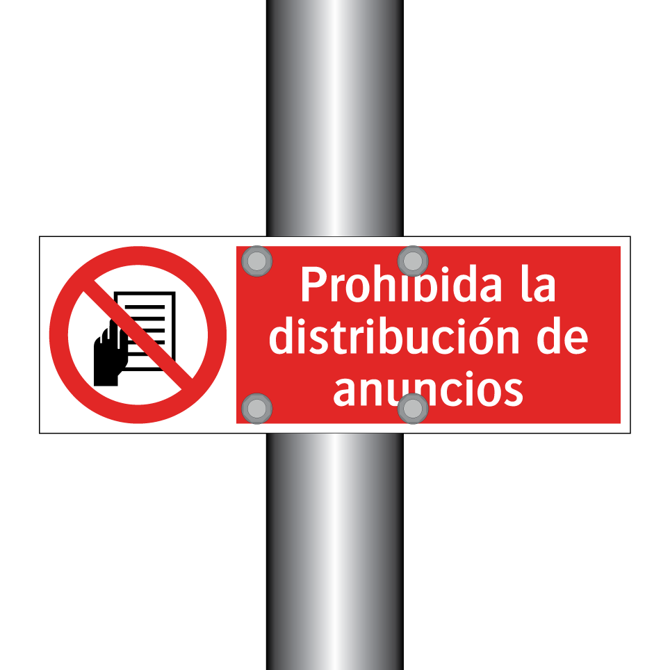 Prohibida la distribución de anuncios