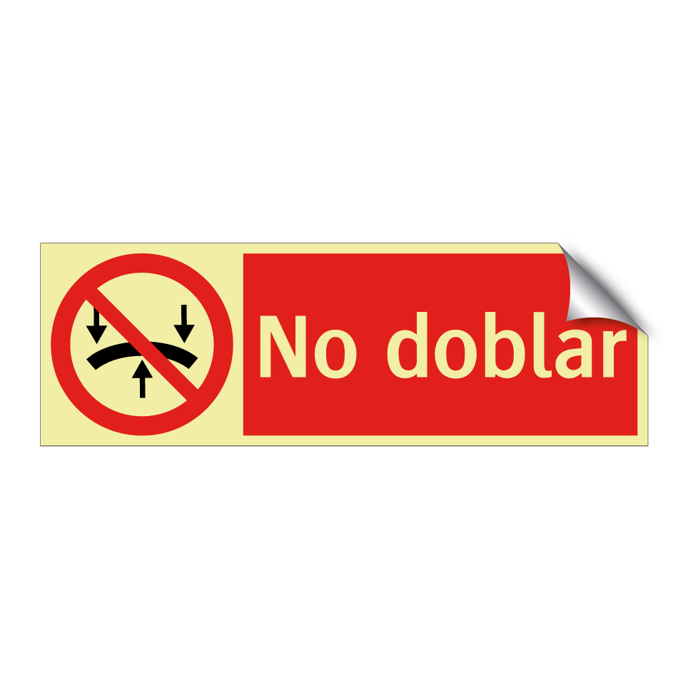 No doblar