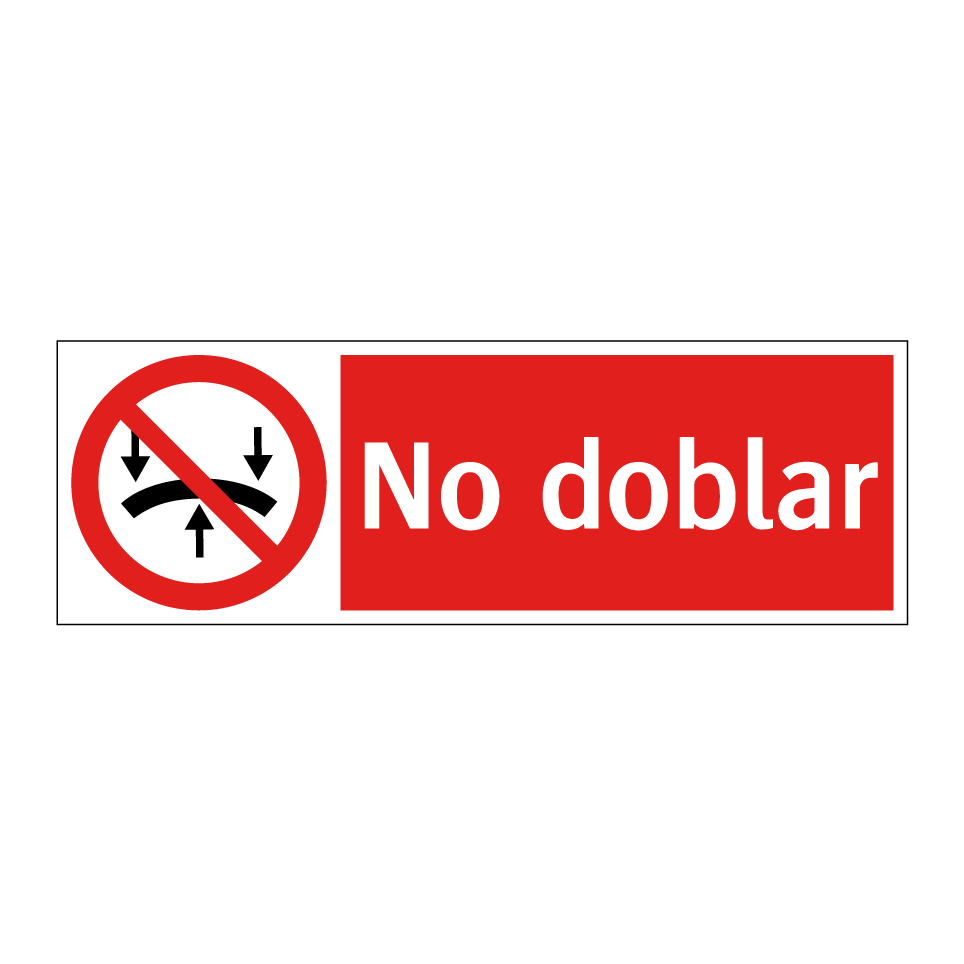 No doblar