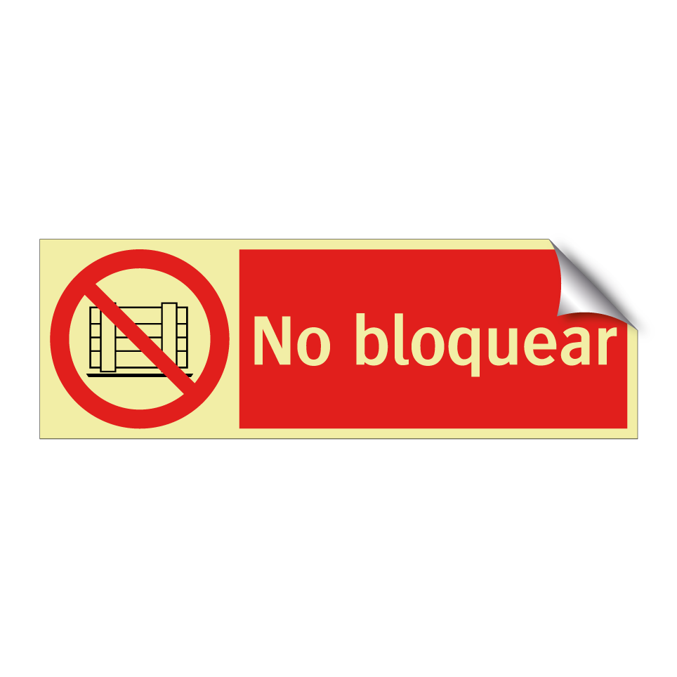 No bloquear