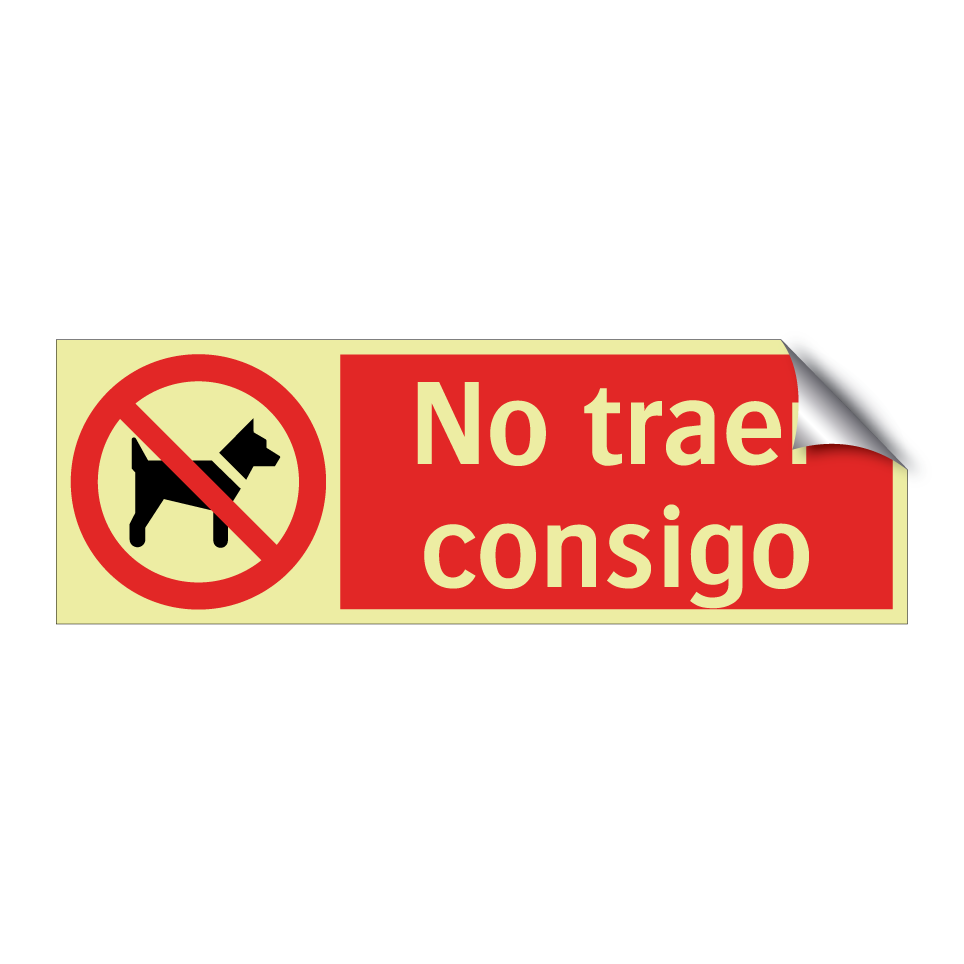 No traer consigo
