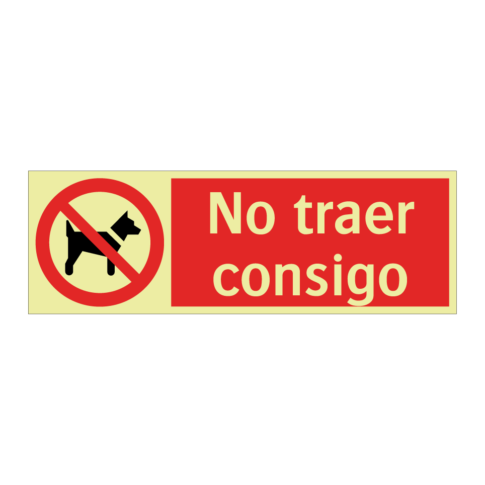 No traer consigo