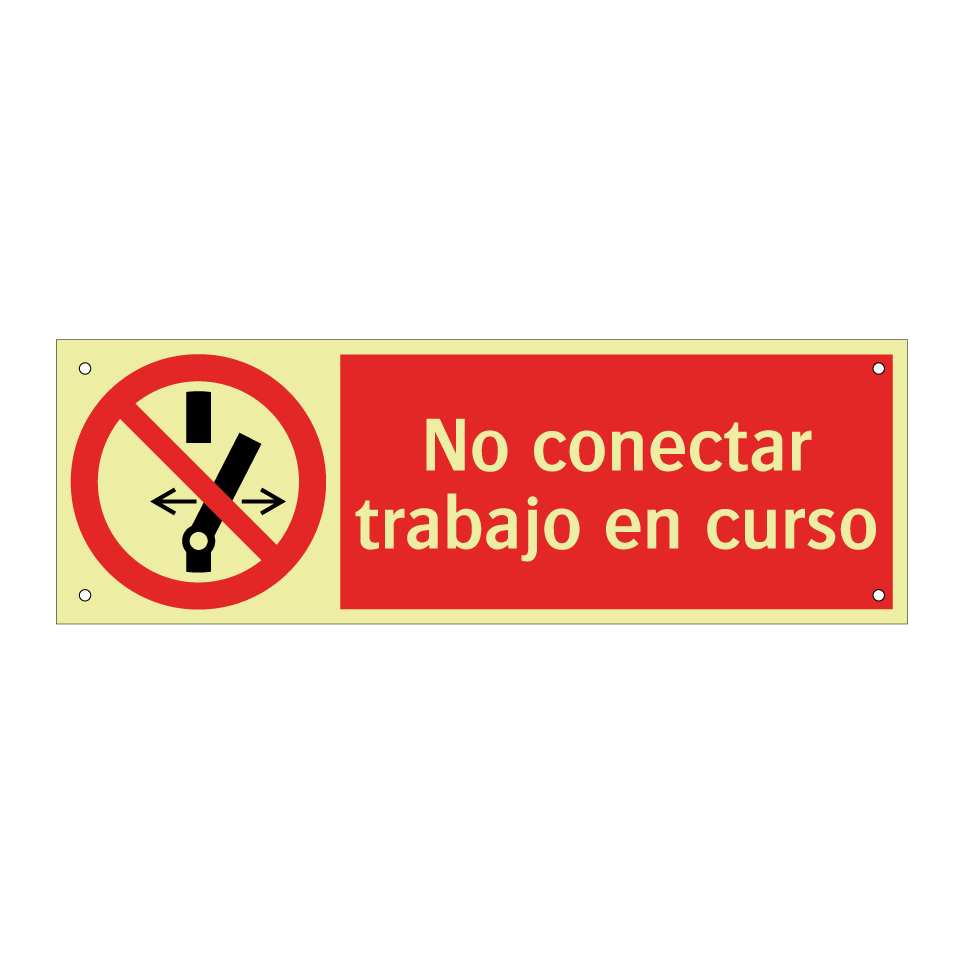 No conectar trabajo en curso