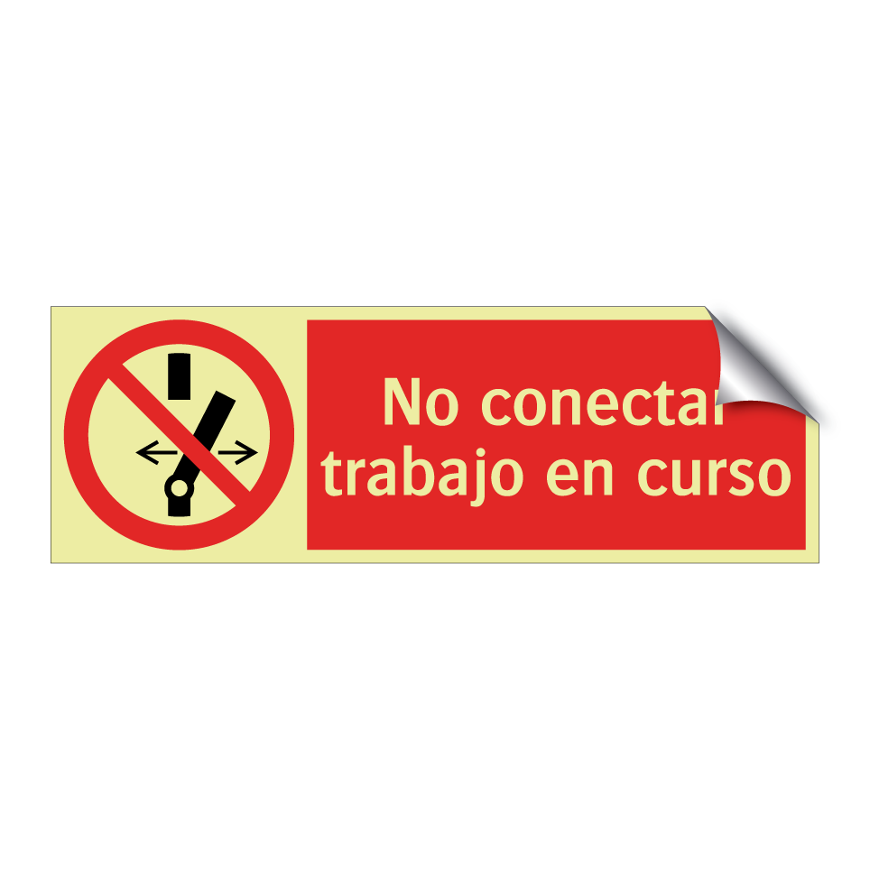No conectar trabajo en curso