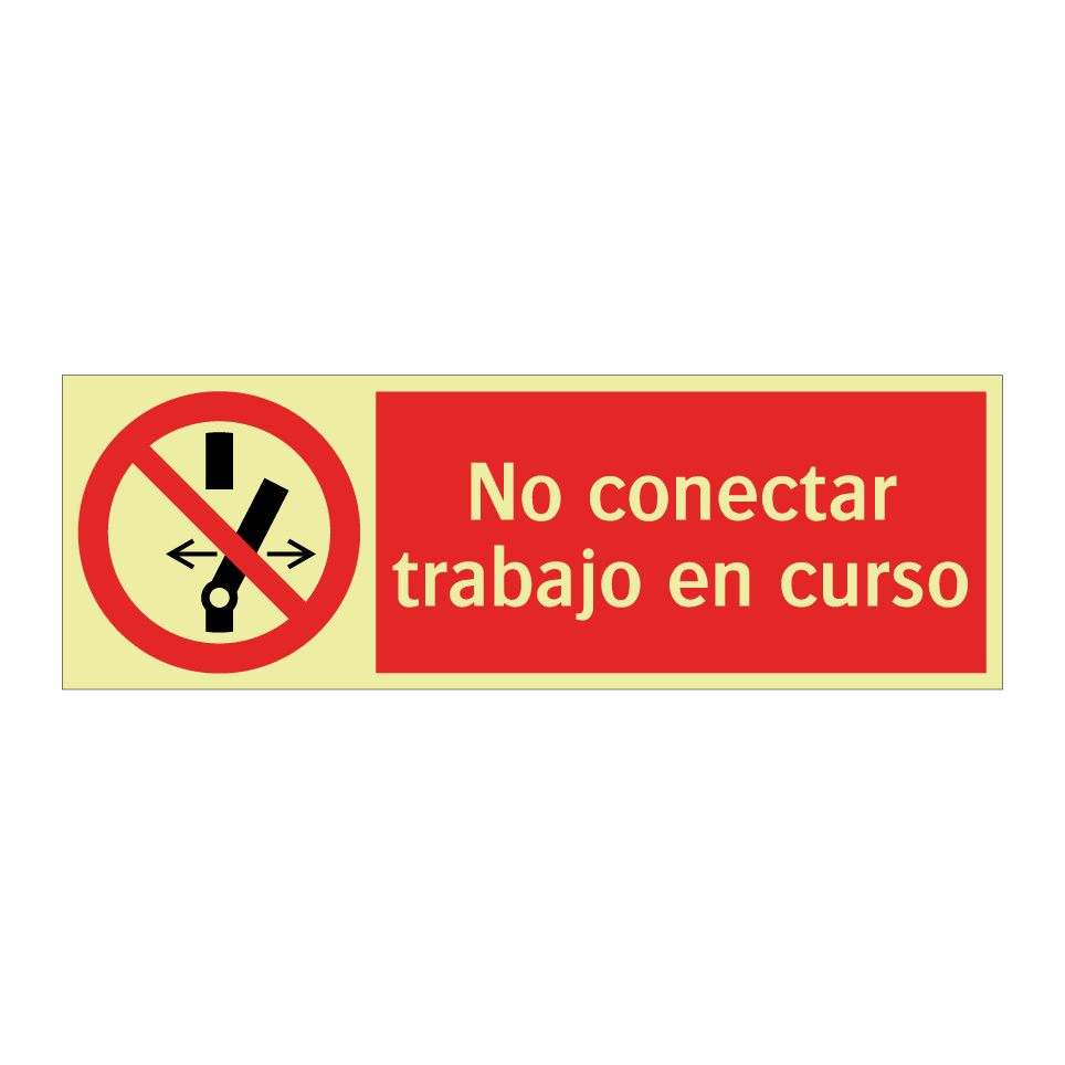 No conectar trabajo en curso
