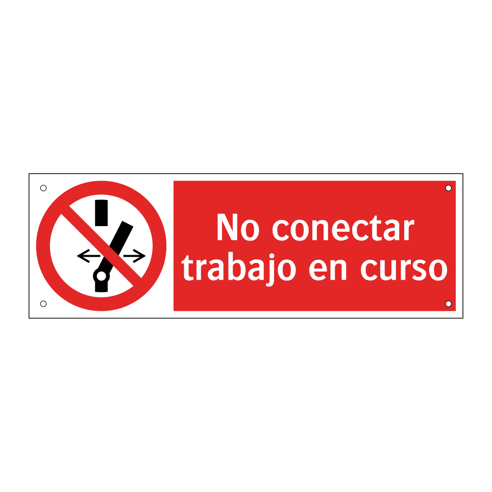 No conectar trabajo en curso