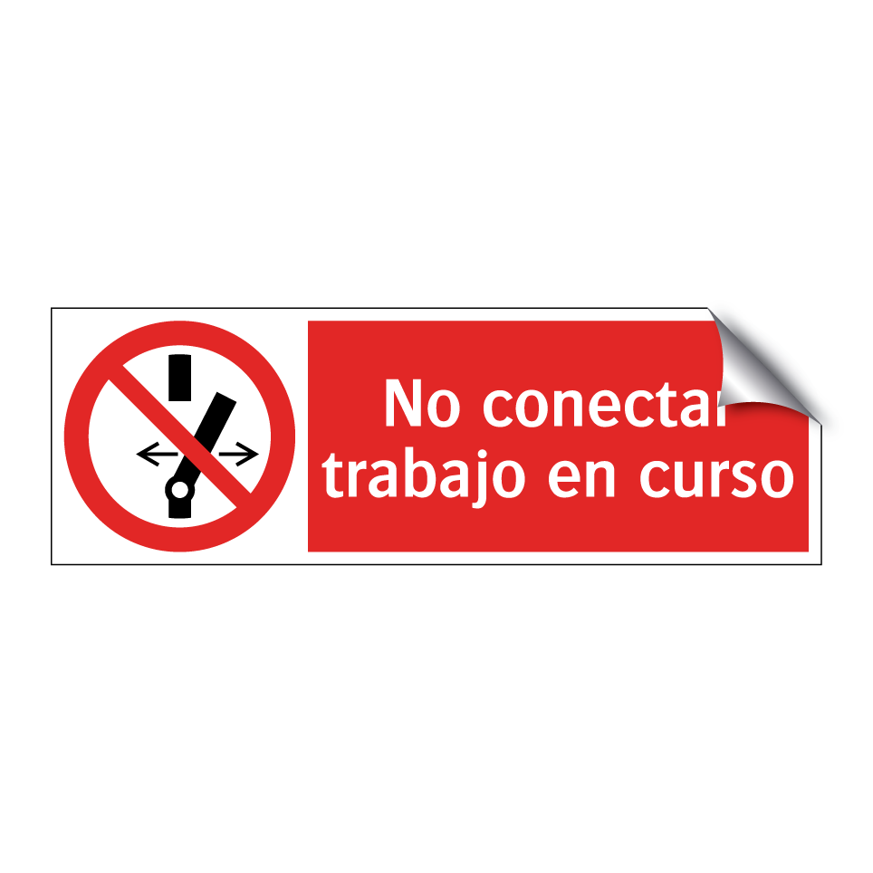 No conectar trabajo en curso