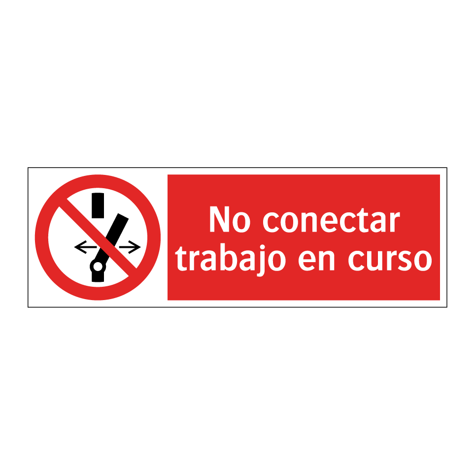 No conectar trabajo en curso