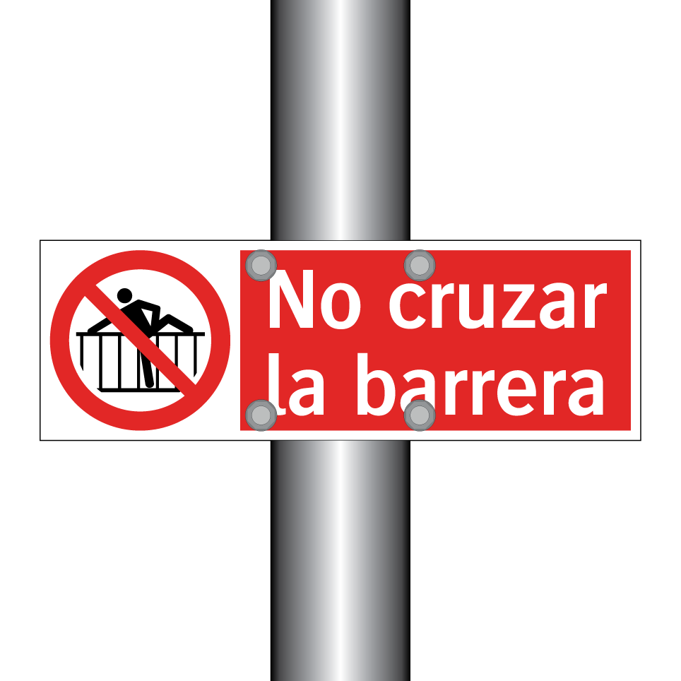 No cruzar la barrera