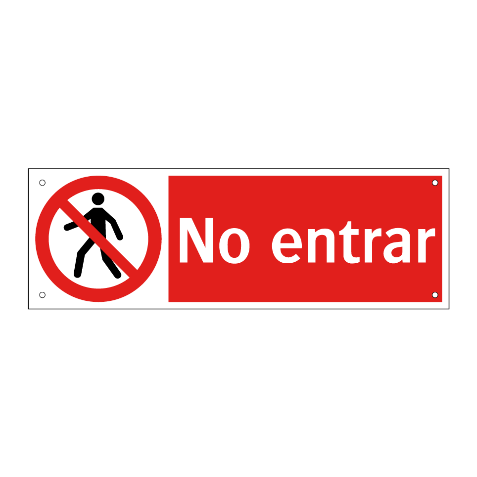 No entrar