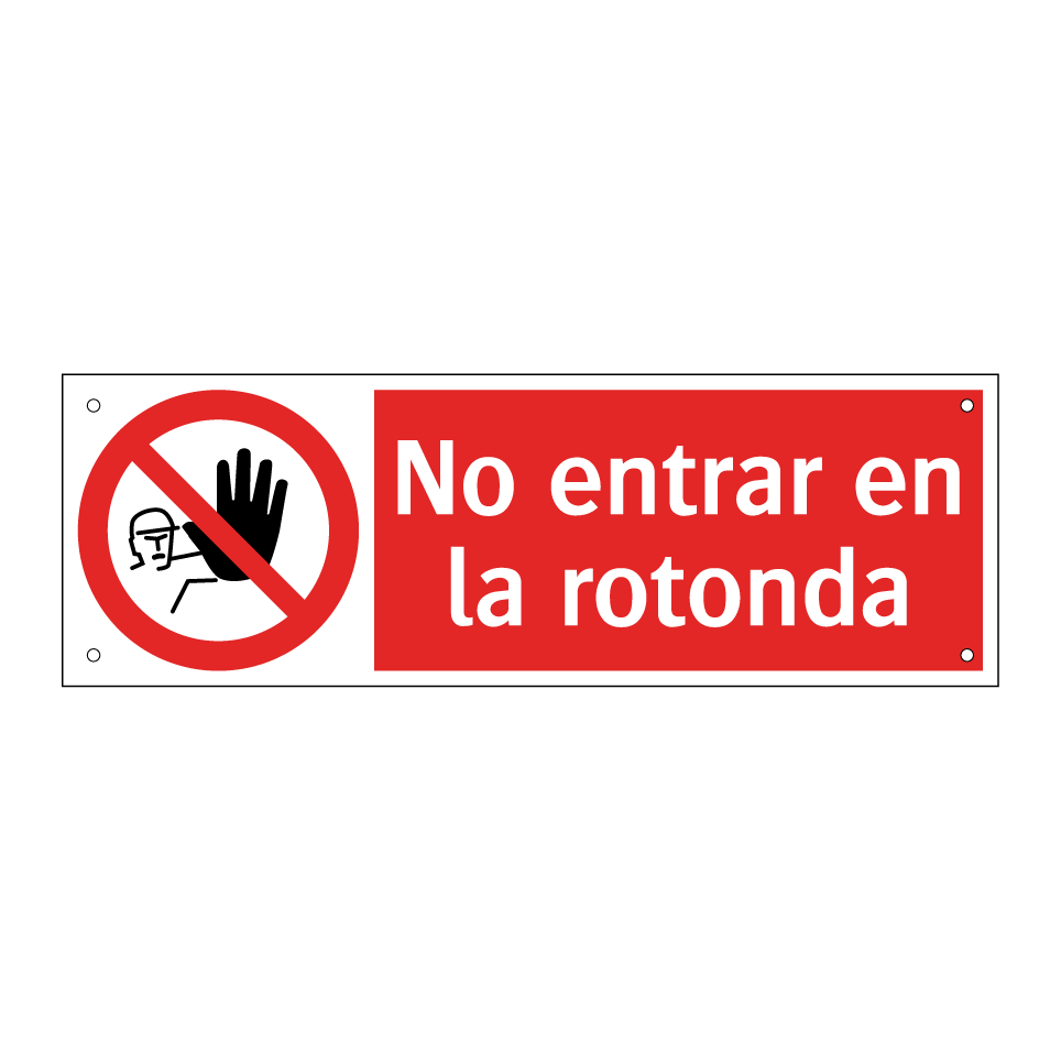 No entrar en la rotonda