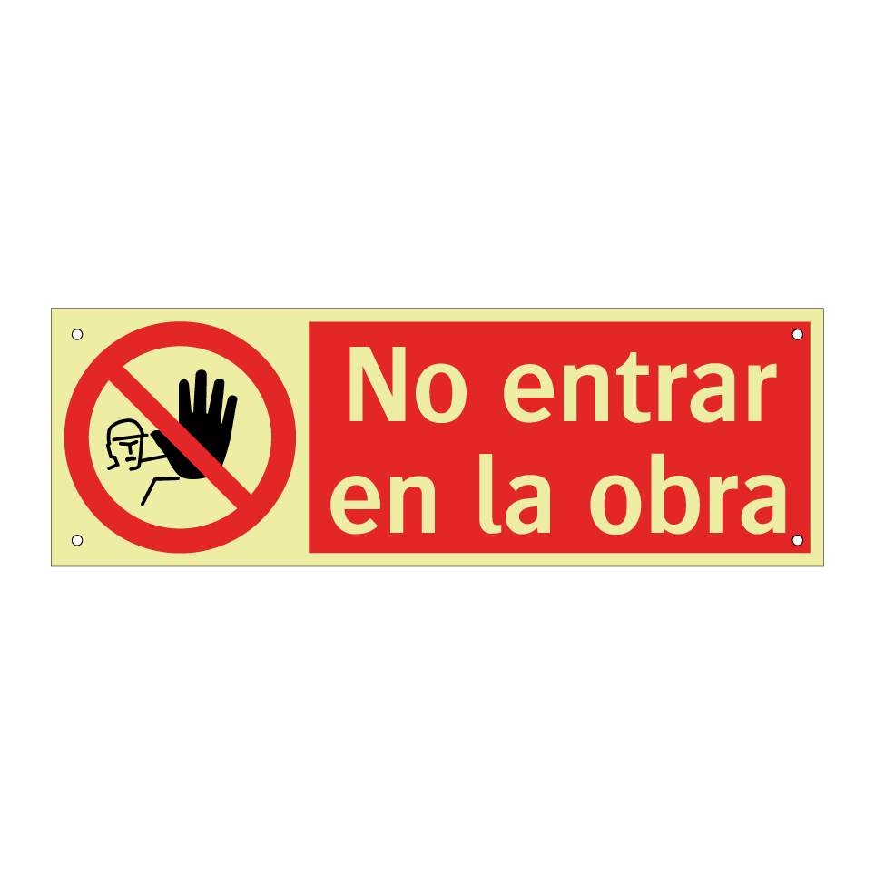 No entrar en la obra