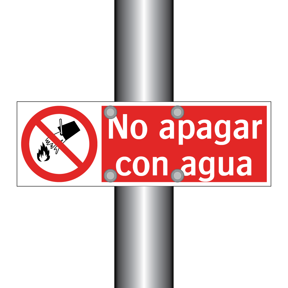 No apagar con agua