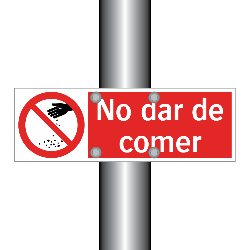 No dar de comer