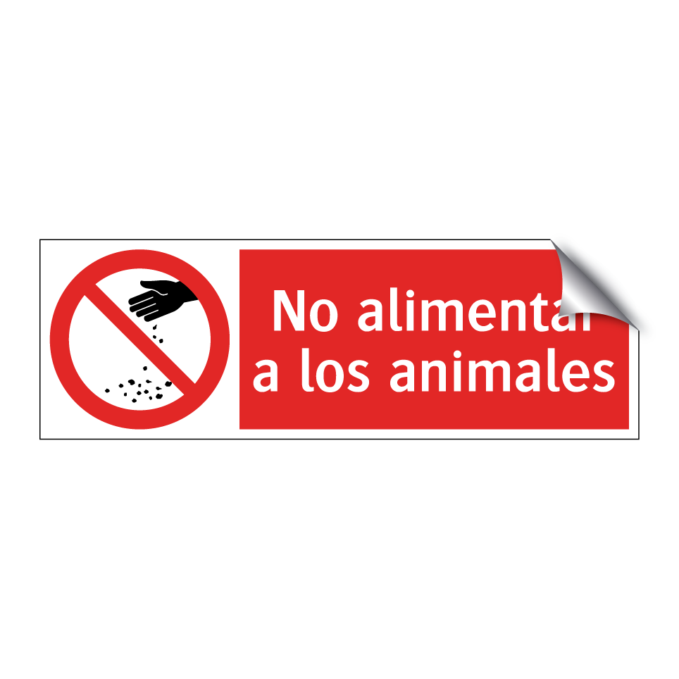 No alimentar a los animales