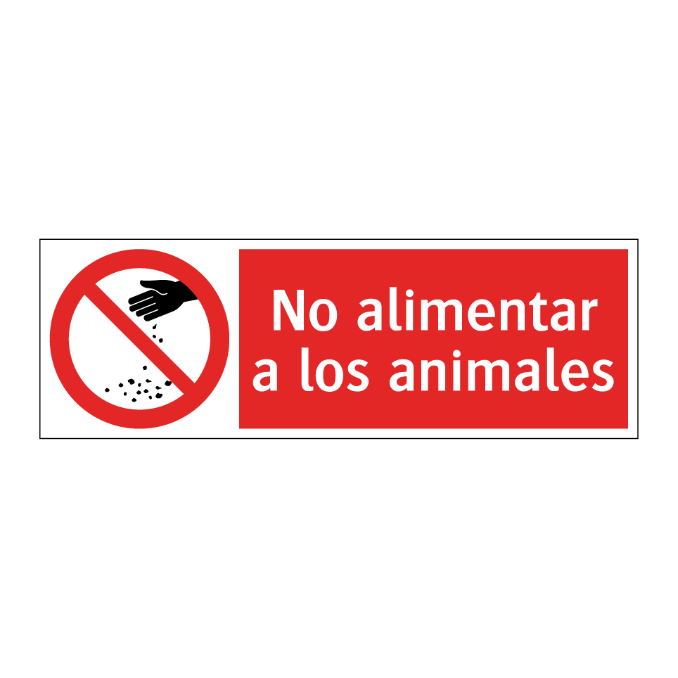 No alimentar a los animales