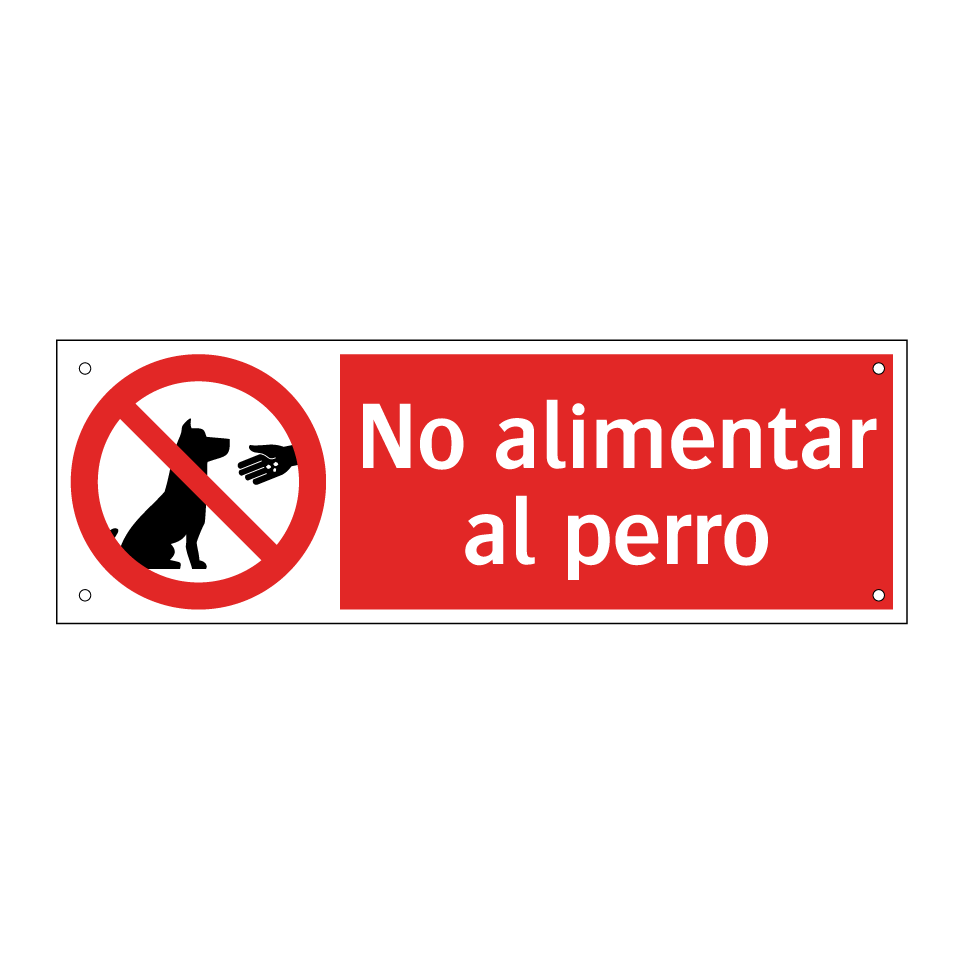 No alimentar al perro