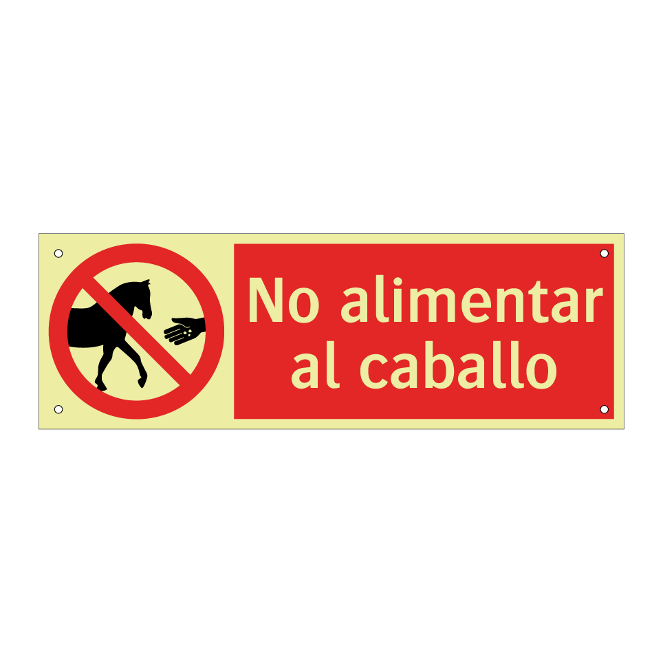 No alimentar al caballo