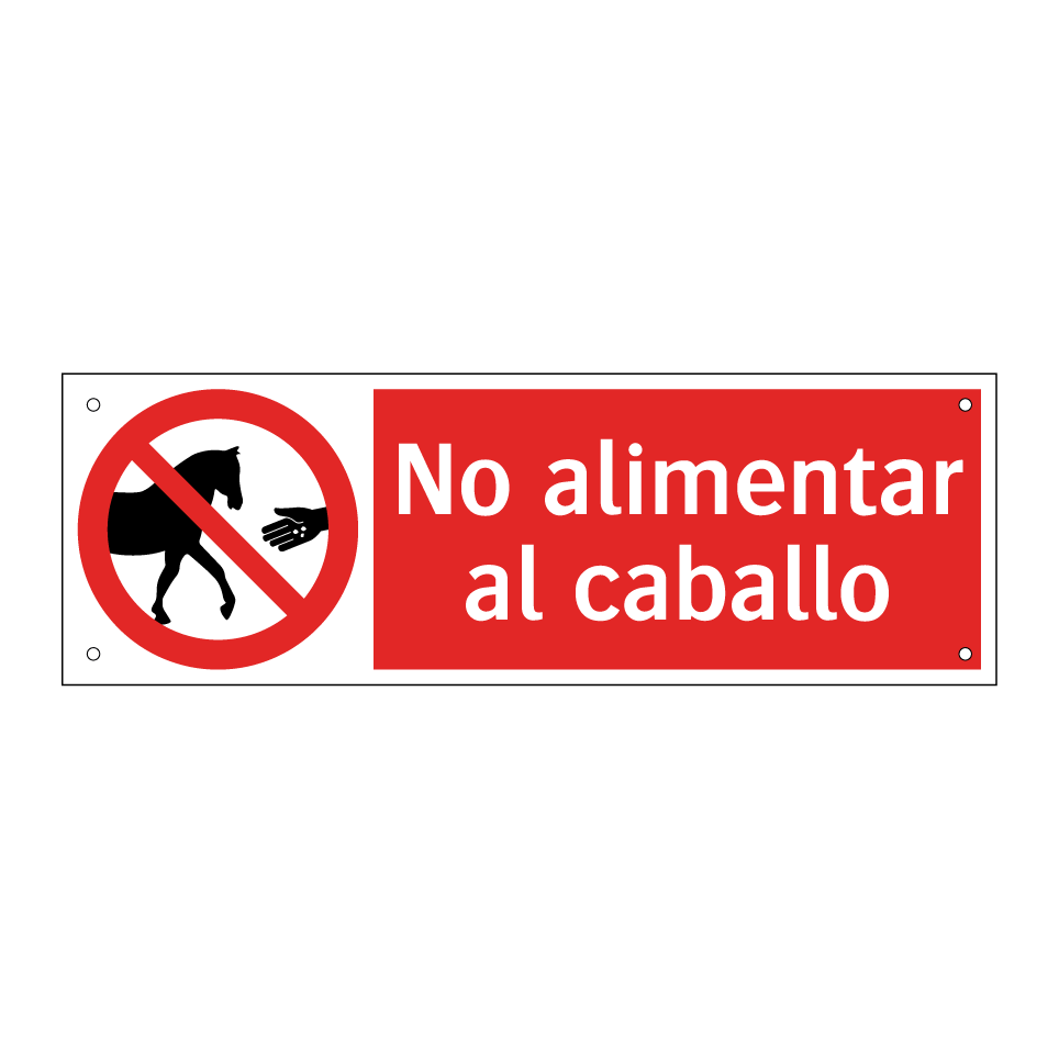 No alimentar al caballo