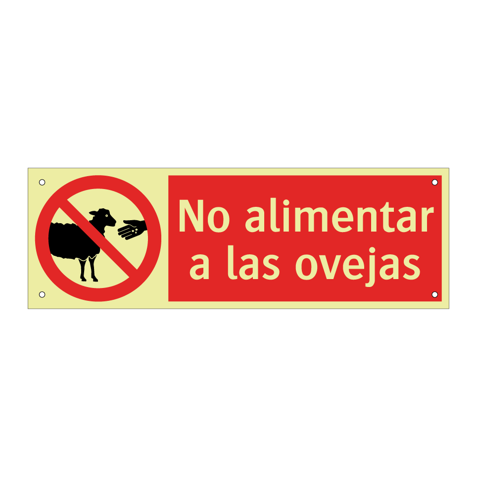 No alimentar a las ovejas
