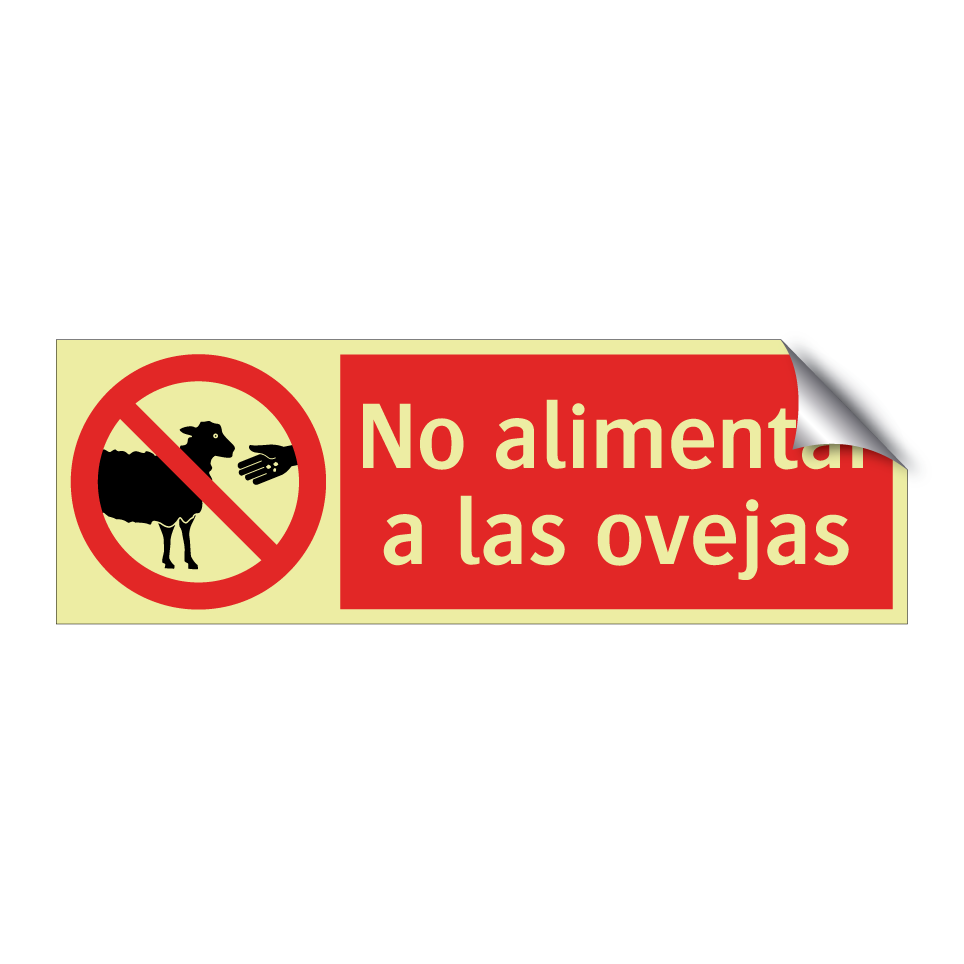 No alimentar a las ovejas