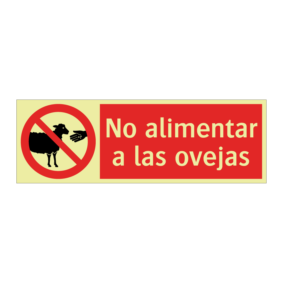 No alimentar a las ovejas