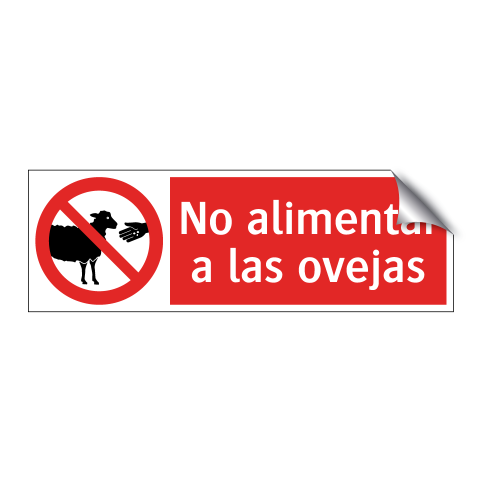 No alimentar a las ovejas