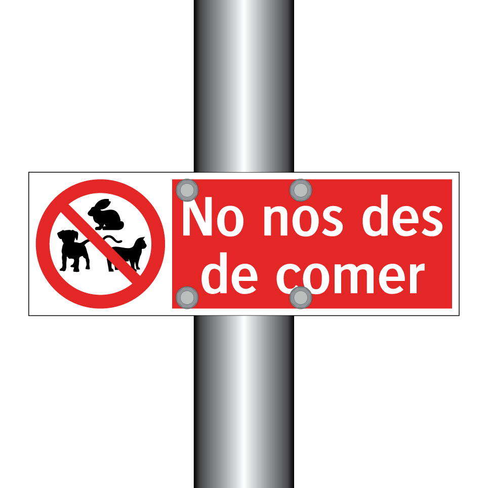No nos des de comer