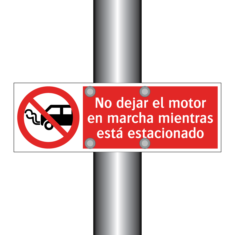 No dejar el motor en marcha mientras está estacionado