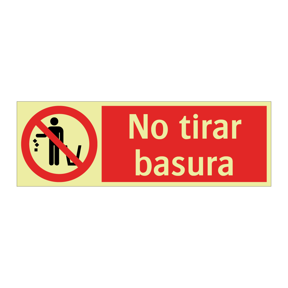 No tirar basura
