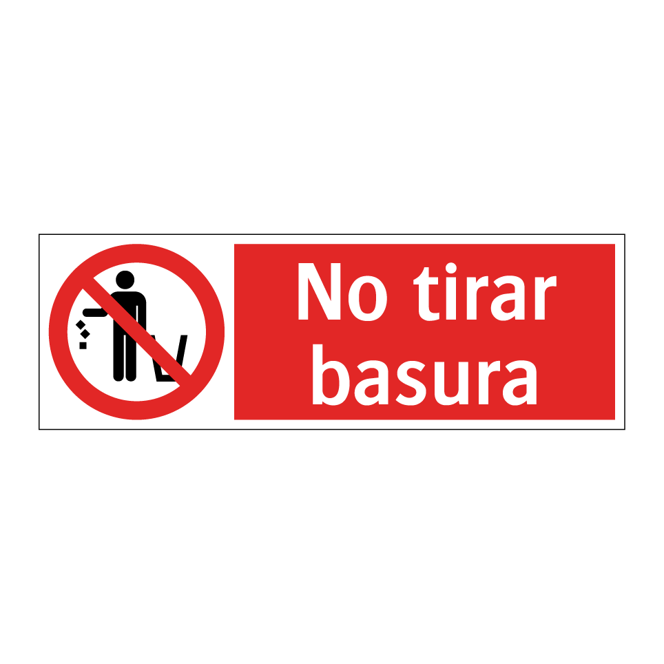 No tirar basura