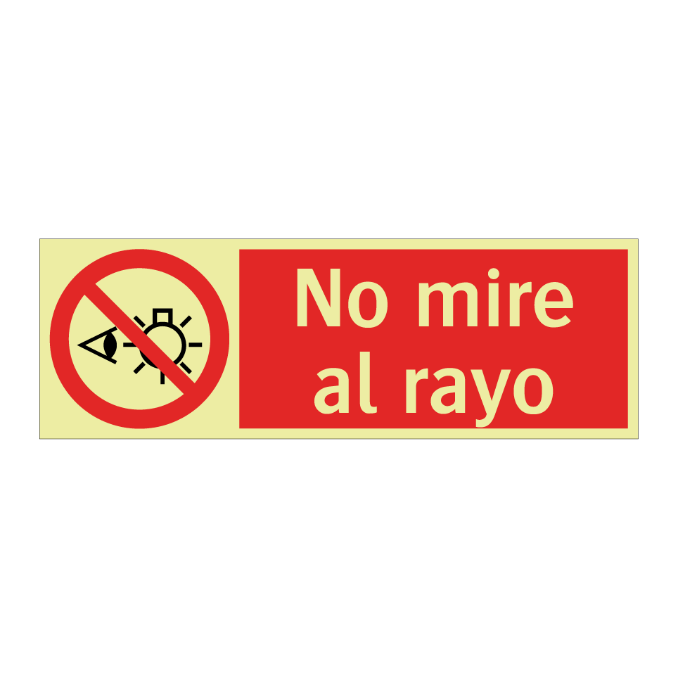 No mire al rayo