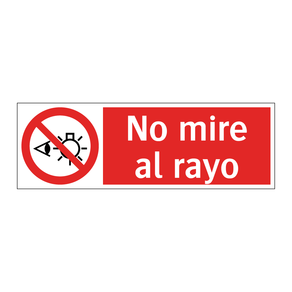 No mire al rayo