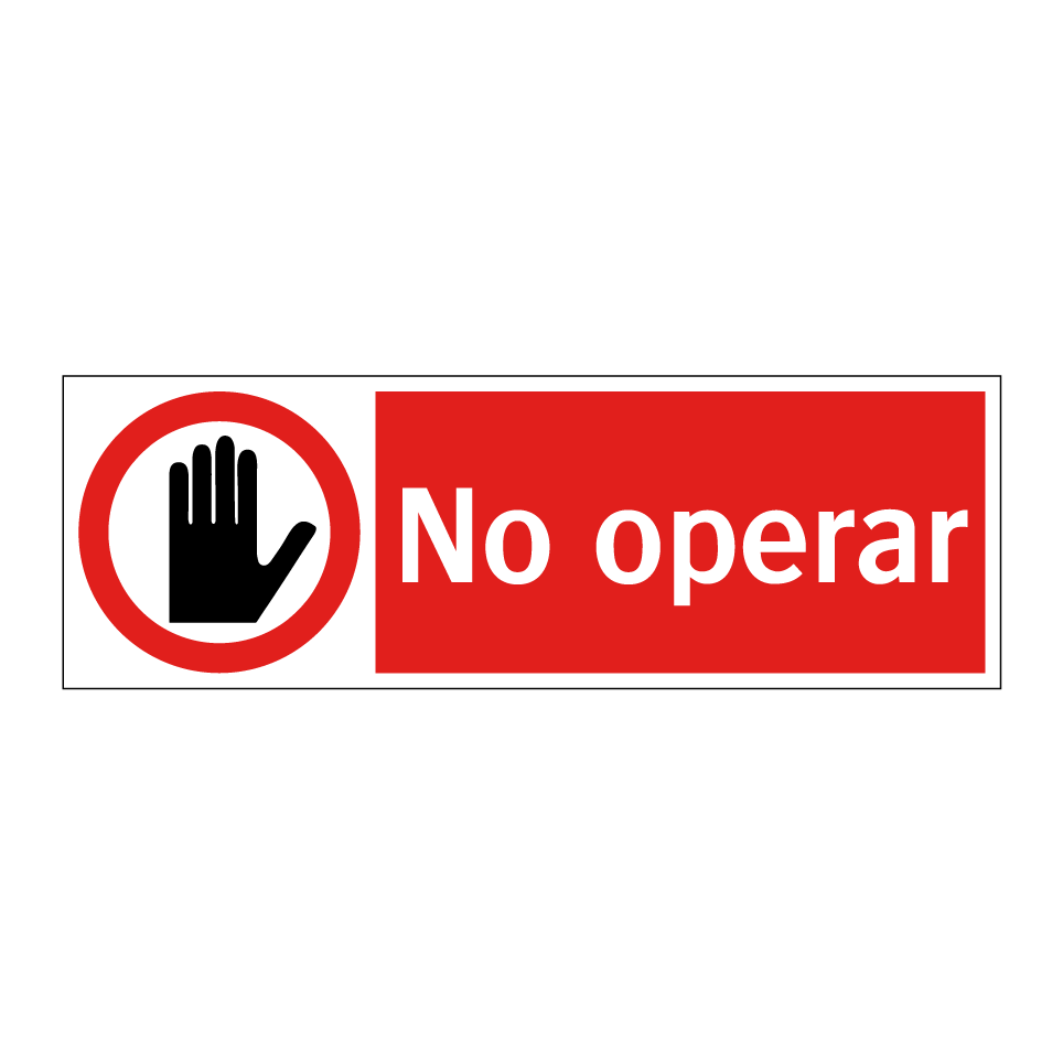 No operar