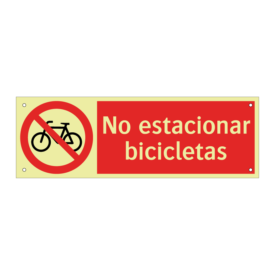 No estacionar bicicletas