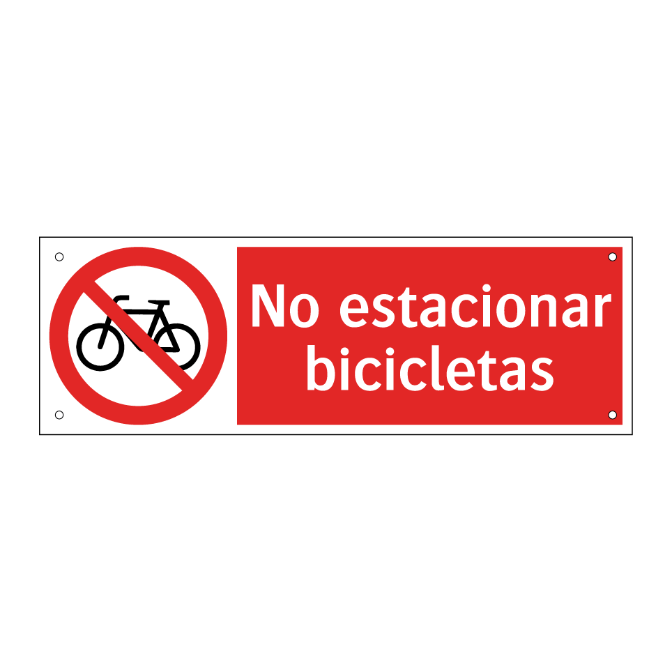 No estacionar bicicletas