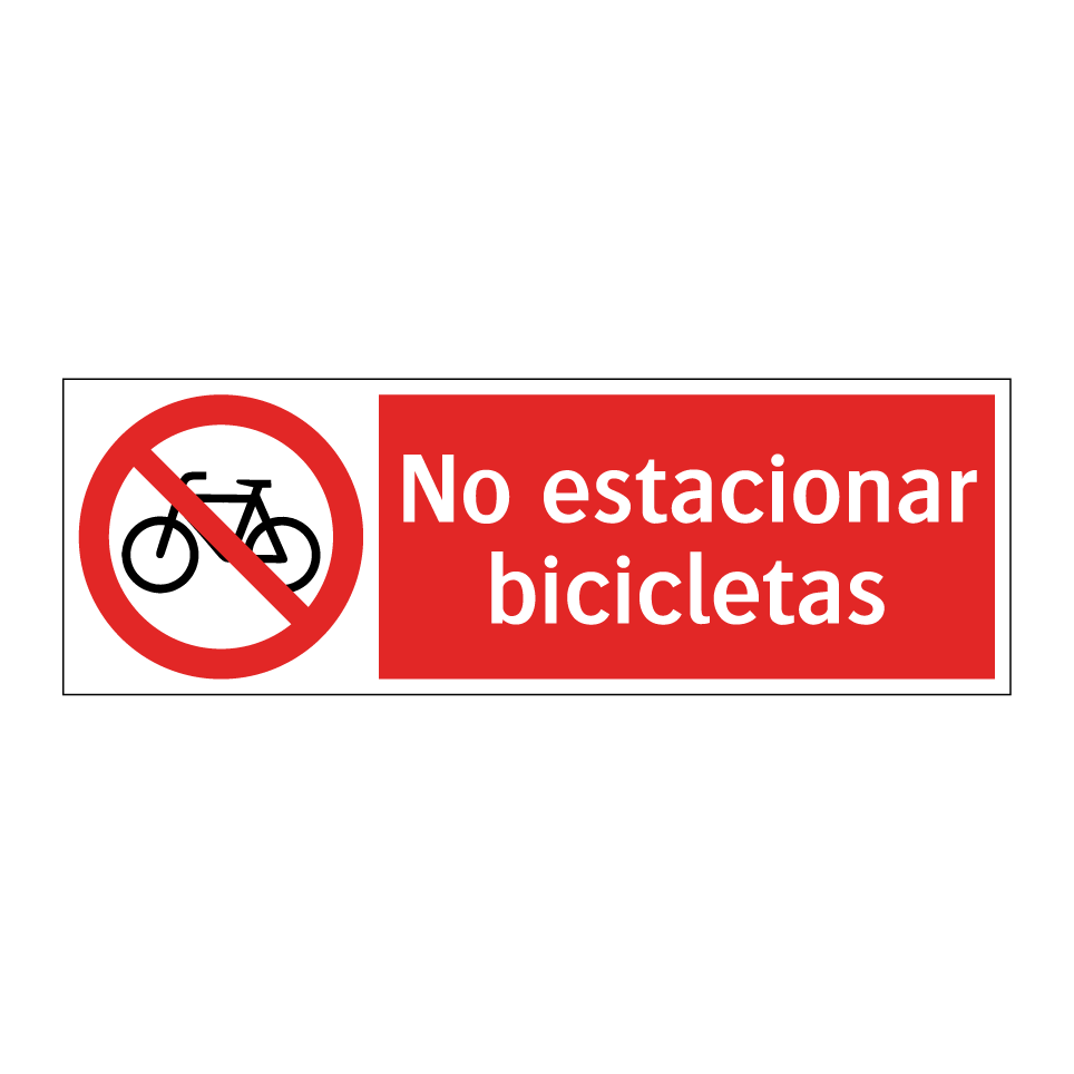 No estacionar bicicletas