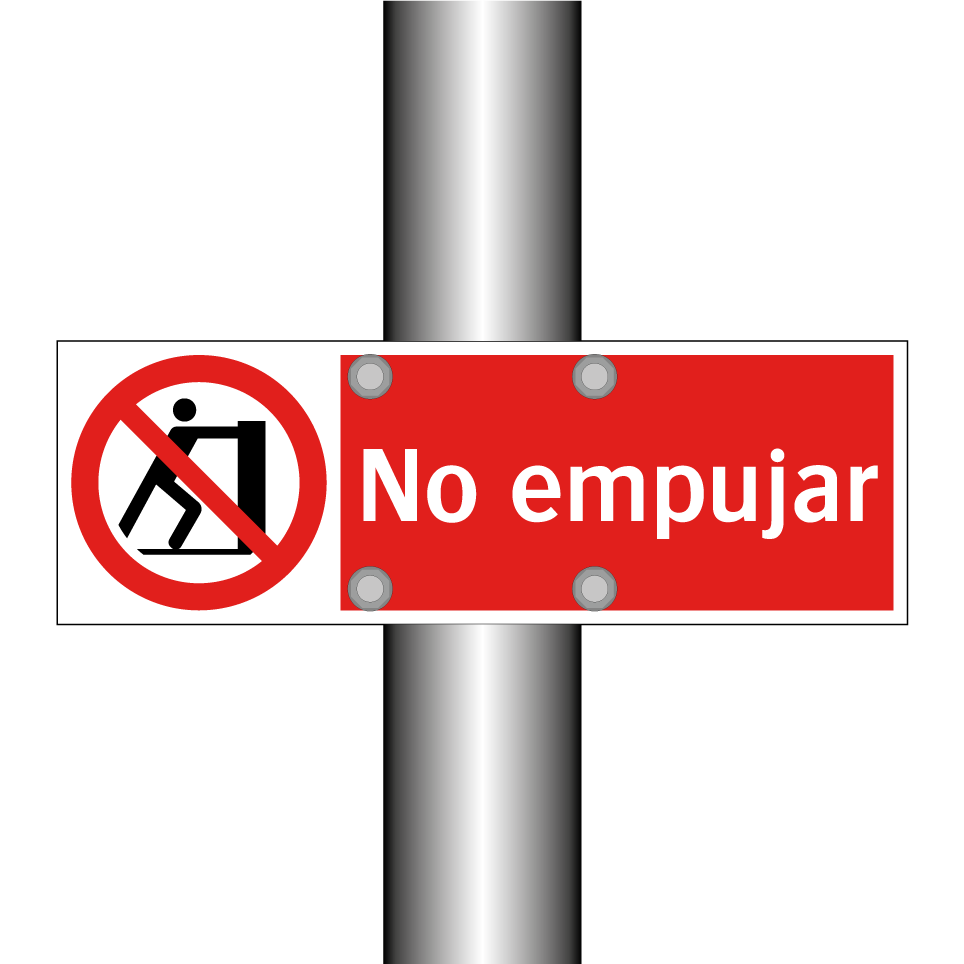 No empujar