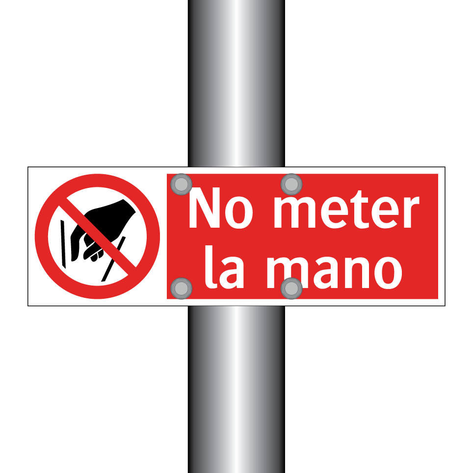 No meter la mano