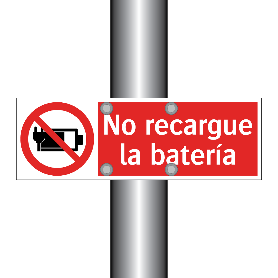 No recargue la batería