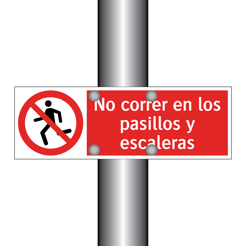 No correr en los pasillos y escaleras