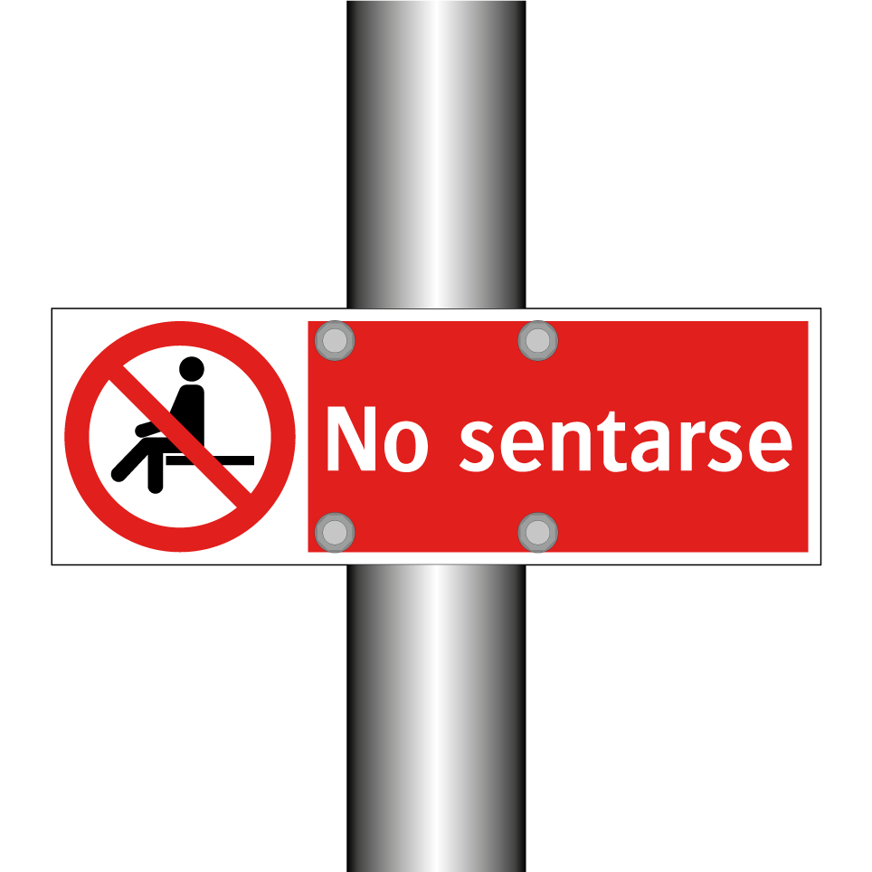 No sentarse