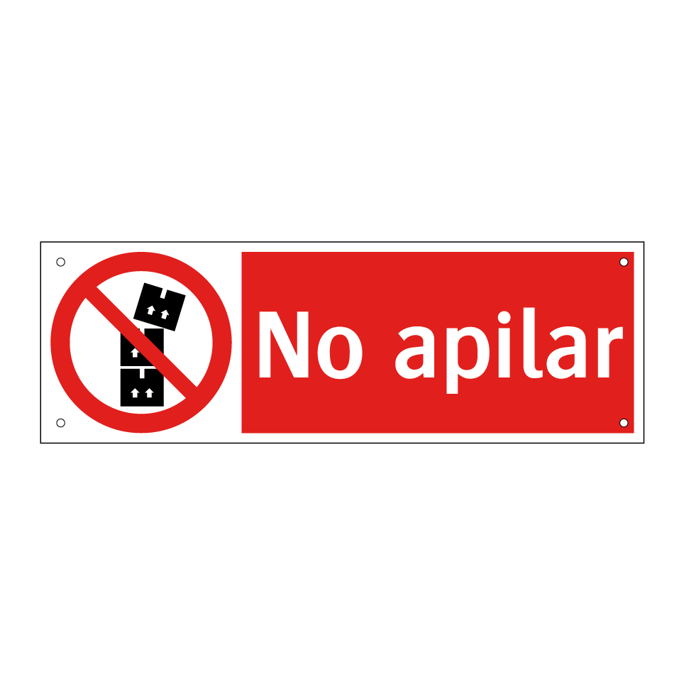 No apilar