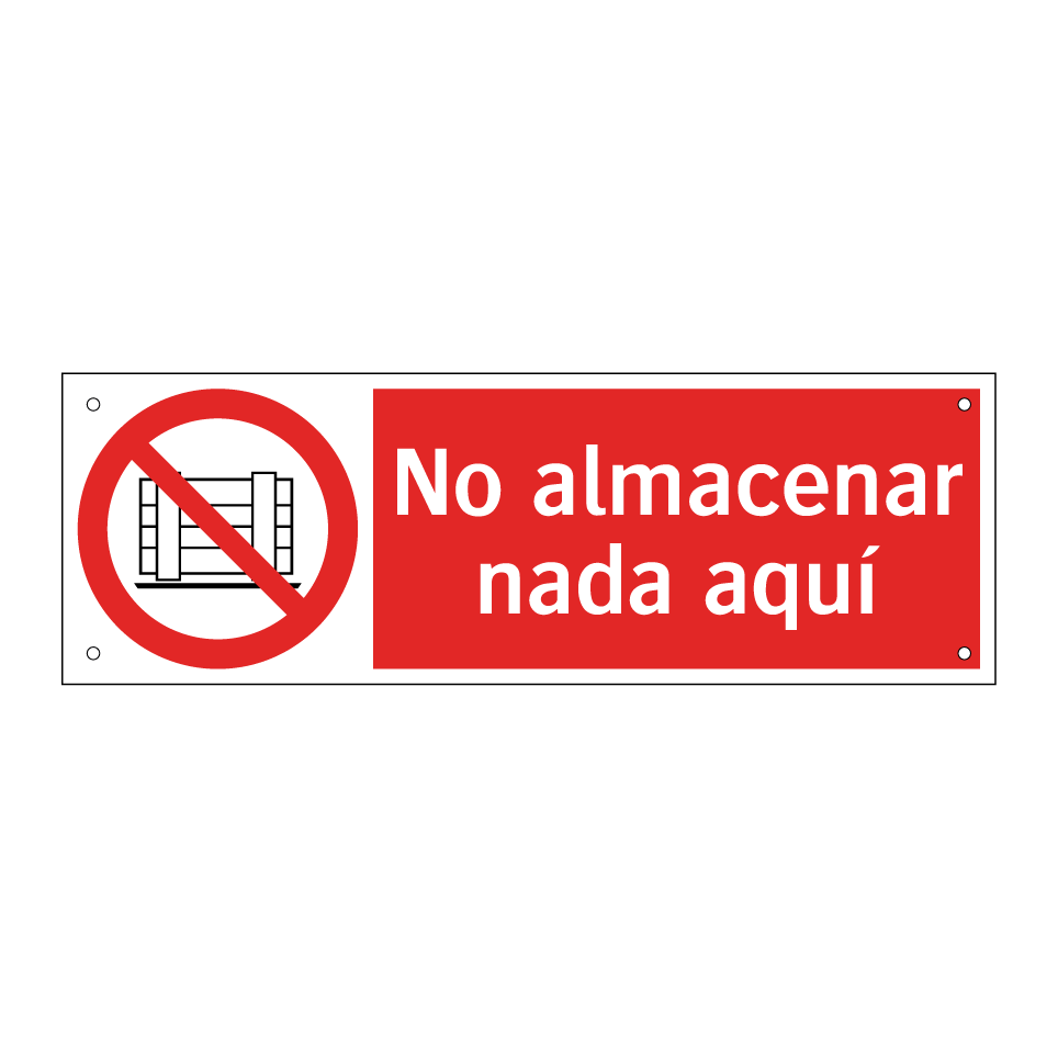 No almacenar nada aquí